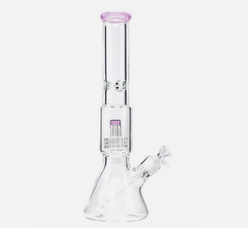 12'' Hookah Water Smoking Pipe Glass Bong Beaker Bubbler w/ ICE catcher Bongs 12'' Hookah Water Smoking Pipe Glass Bong Beaker Bubbler w/ ICE catcher Bongs