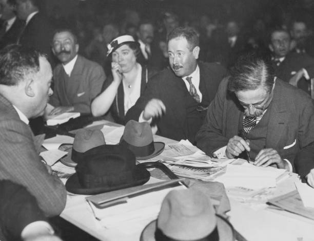 French Socialist Party Congress On December 3Th 1933 Historic Old Photo