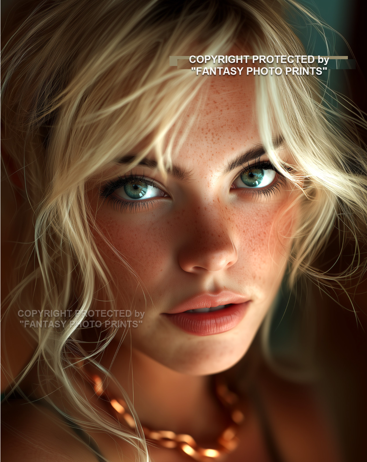 8x10 Blonde Photo Art Print Pretty Woman Portrait Photography 95371