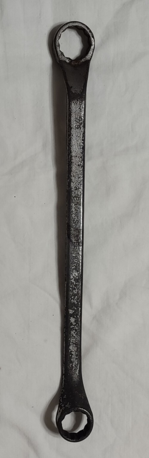 VINTAGE - Billings L8731-A 12 Pt Offset Box End Wrench 3/4” - 7/8” - Forged USA