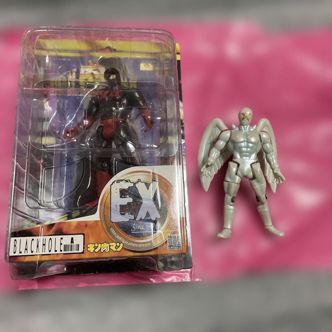 Romando Kinnikuman Black Hole & Pentagon EX Figure Set Collectible 15+