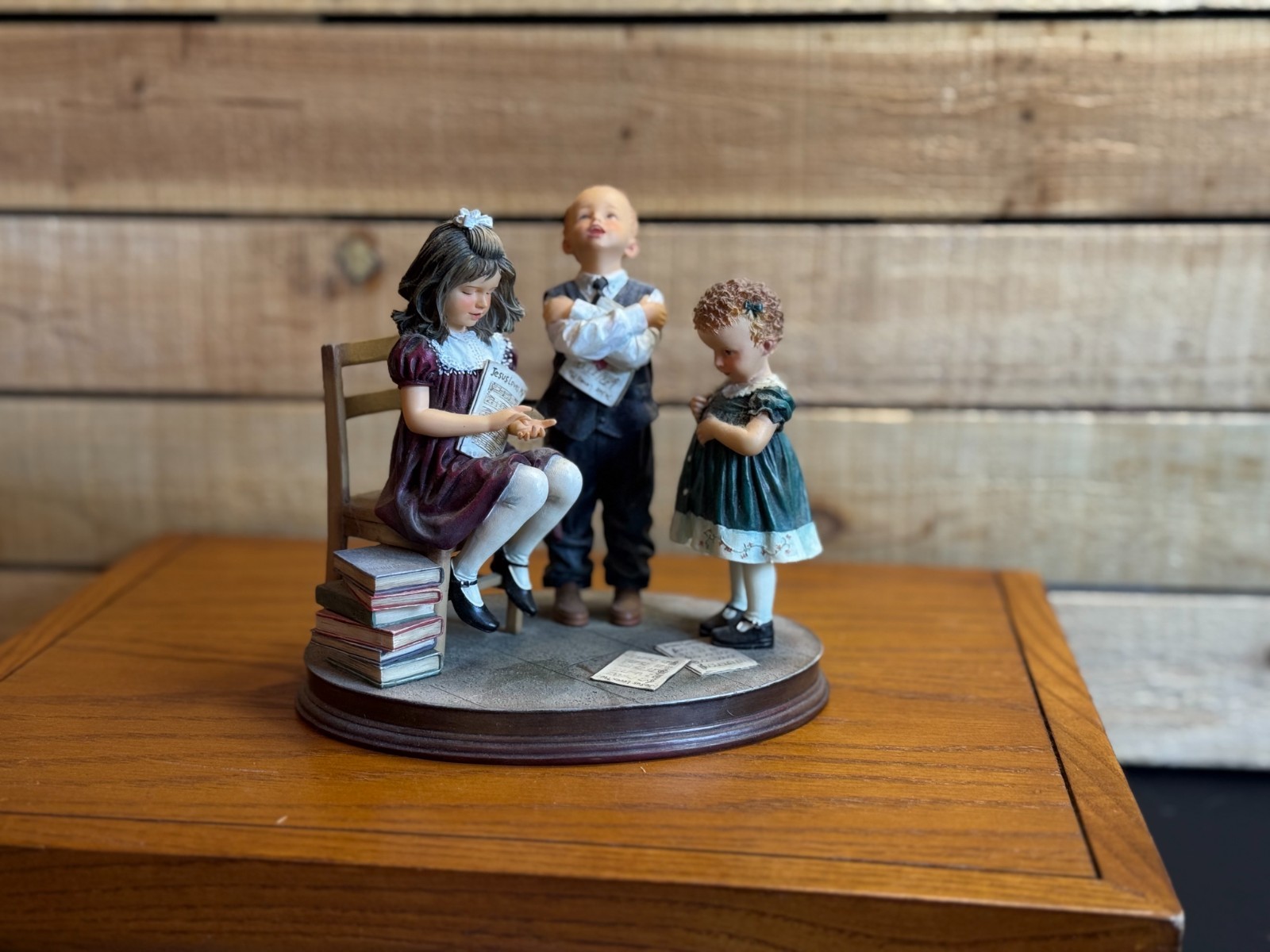 Mama Says Jesus Loves Me DEMDACO Kathy Fincher Figurine Christian Decor