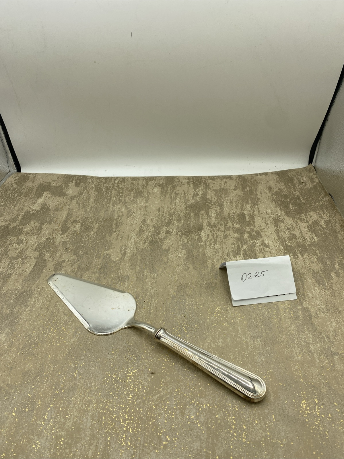 Antique Cake/Pie Server silverplate 10.75 Inches Long Heavy