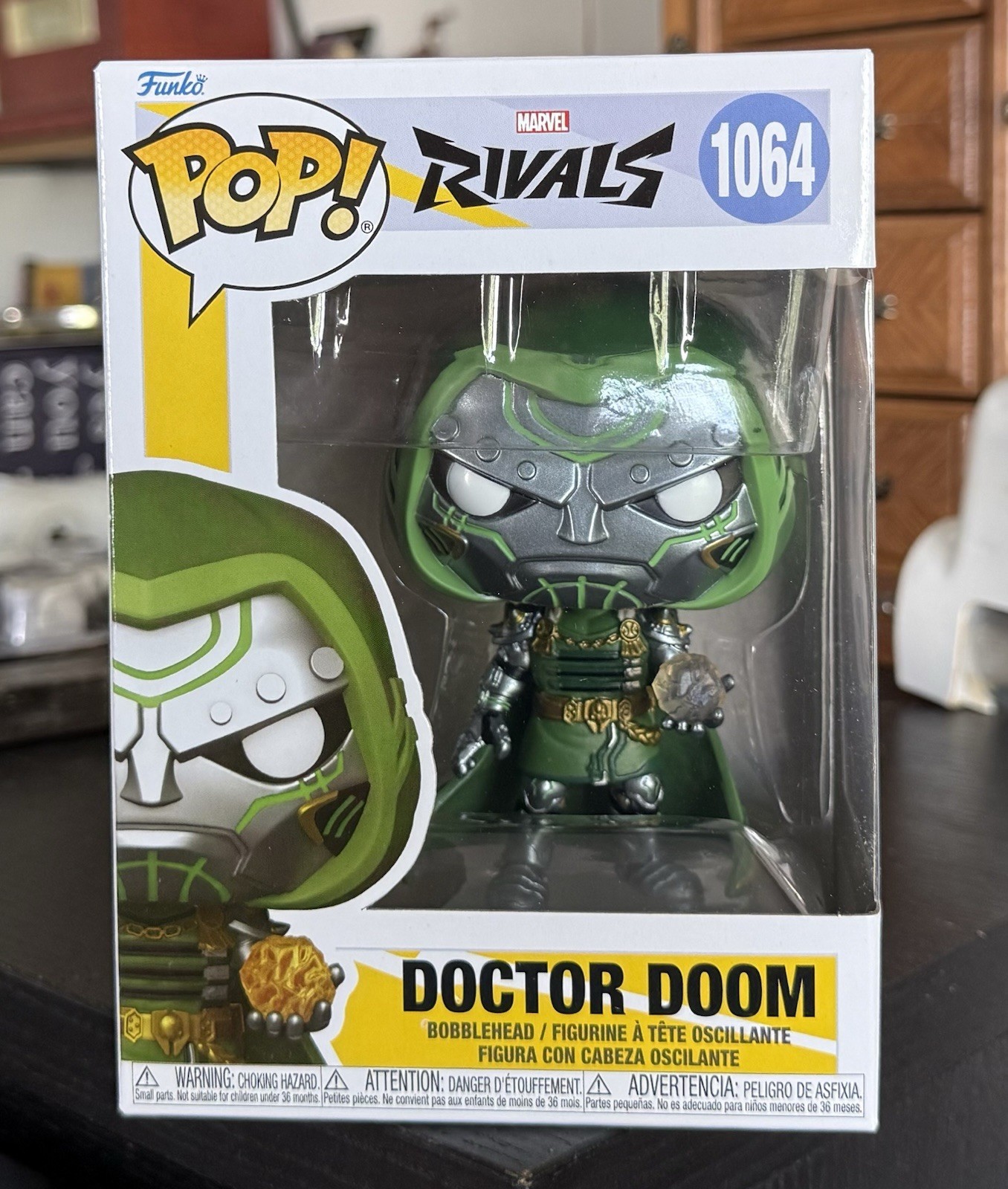 Funko Pop Games: DOCTOR DOOM #1064 Marvel Rivals Games w/Protector