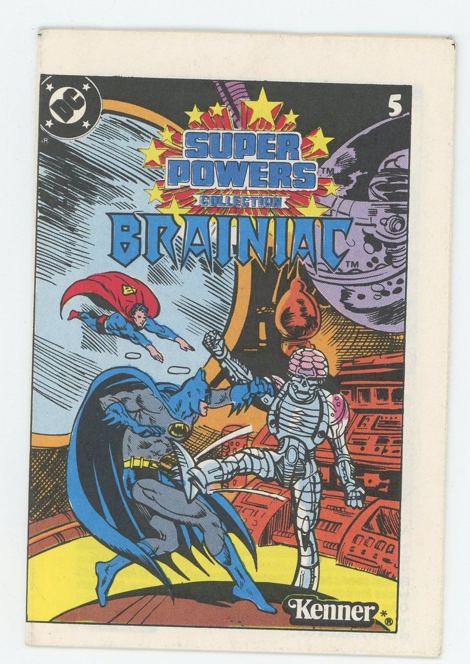 1984 Kenner Super Powers Collection Brainiac #5 Mini Comic DC Batman Superman