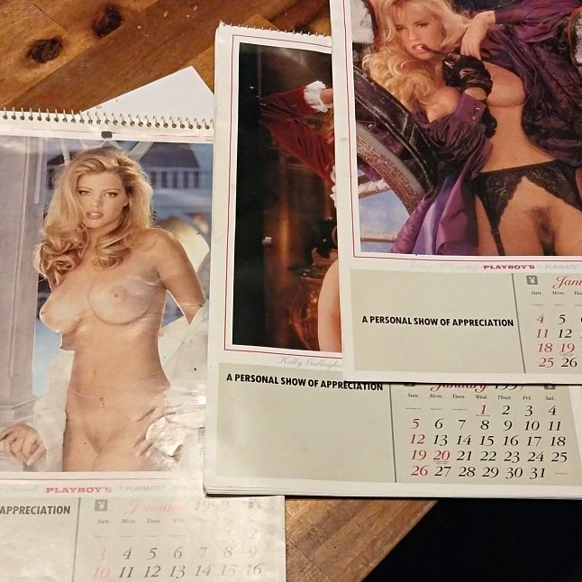Years 1997 1998 1999 Playboys Playmate Calender By Playboy three calender lot