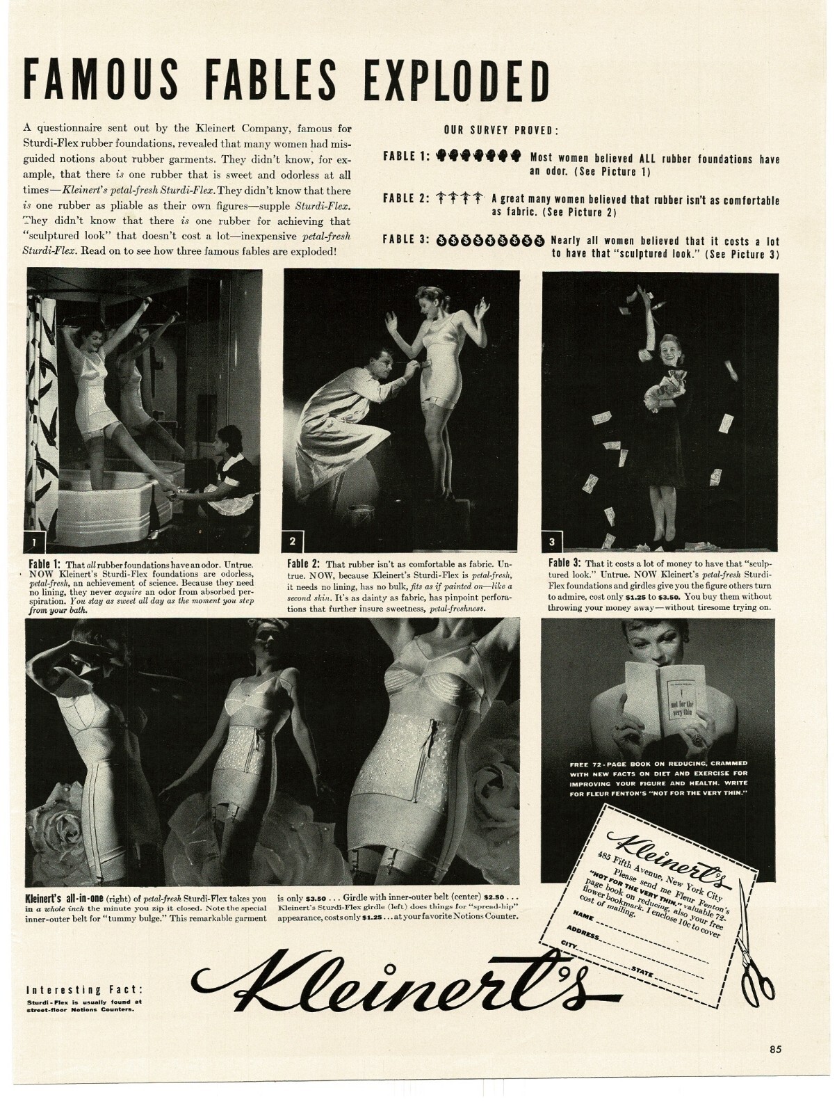 1940 Kleinert\'s Sturdi-Flex Foundation Girdle Women\'s underwear Vintage Print Ad