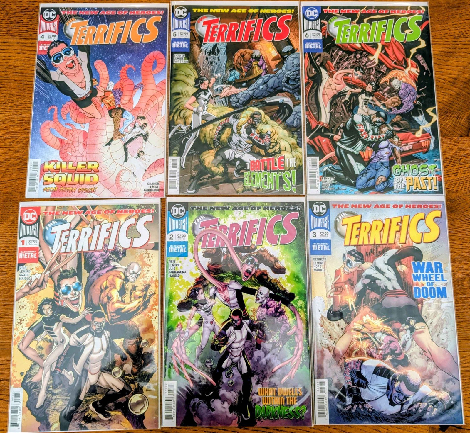 The Terrifics Comic Lot #1-6 The Terrifics Comic Lot #1-6