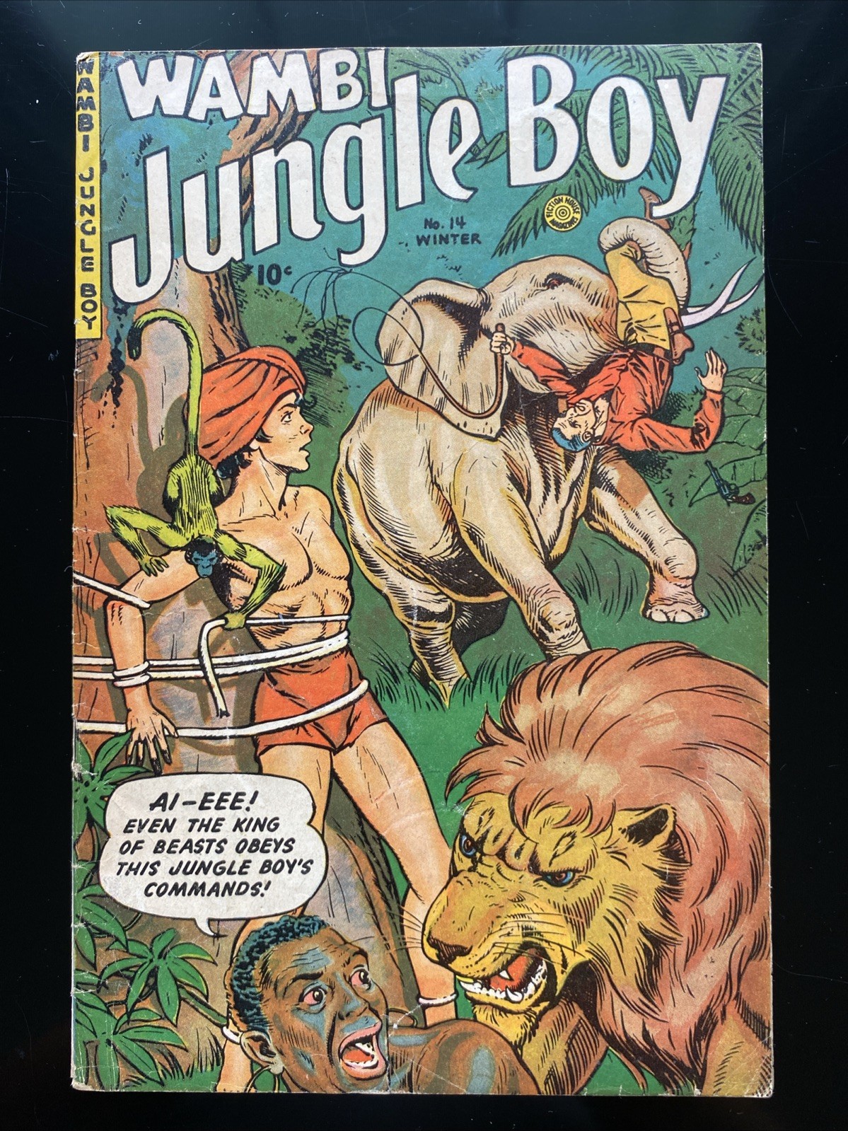 Wambi the Jungle Boy 14  Golden Age Comic by Fiction House(1951)