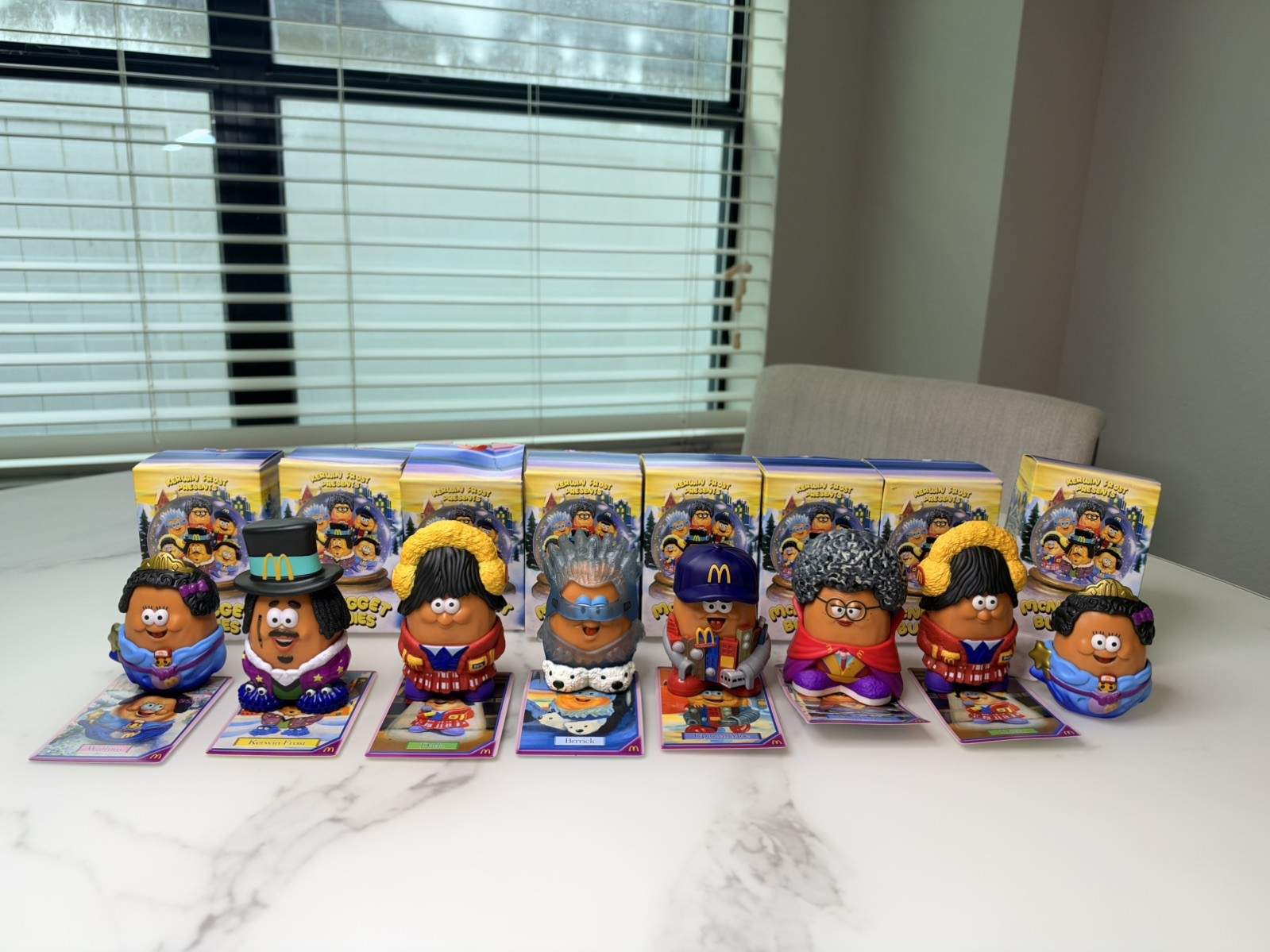 McDonald\'s Kerwin Frost McNugget Buddies 2023 Set Complete 6 Figures w/ Boxes