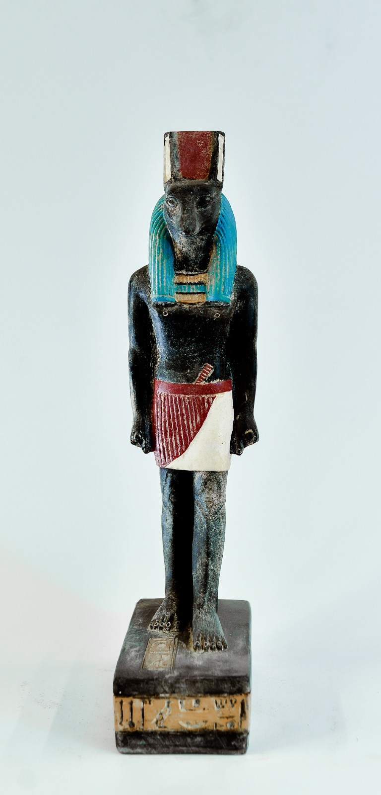 Incredible Rare Piece Standing Seth Statue God of Desert in Ancient Egypt