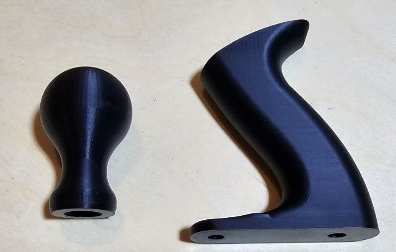 Handles for Stanley plane No. 5, Tote & High knob