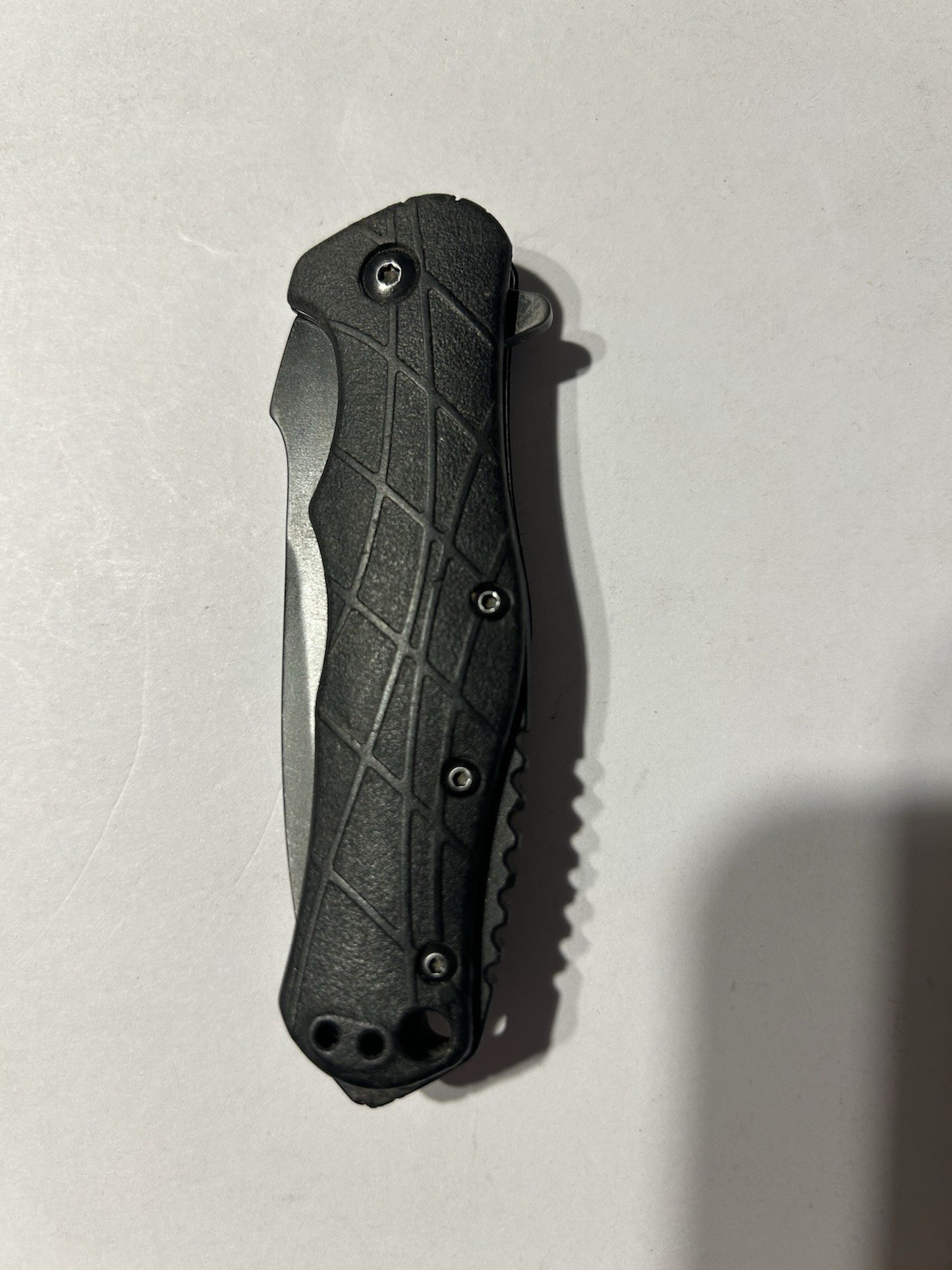 Kershaw 1987ST RJ Martin Design SpeedSafe Folding Knife 8Cr13MoV Serrated Blade