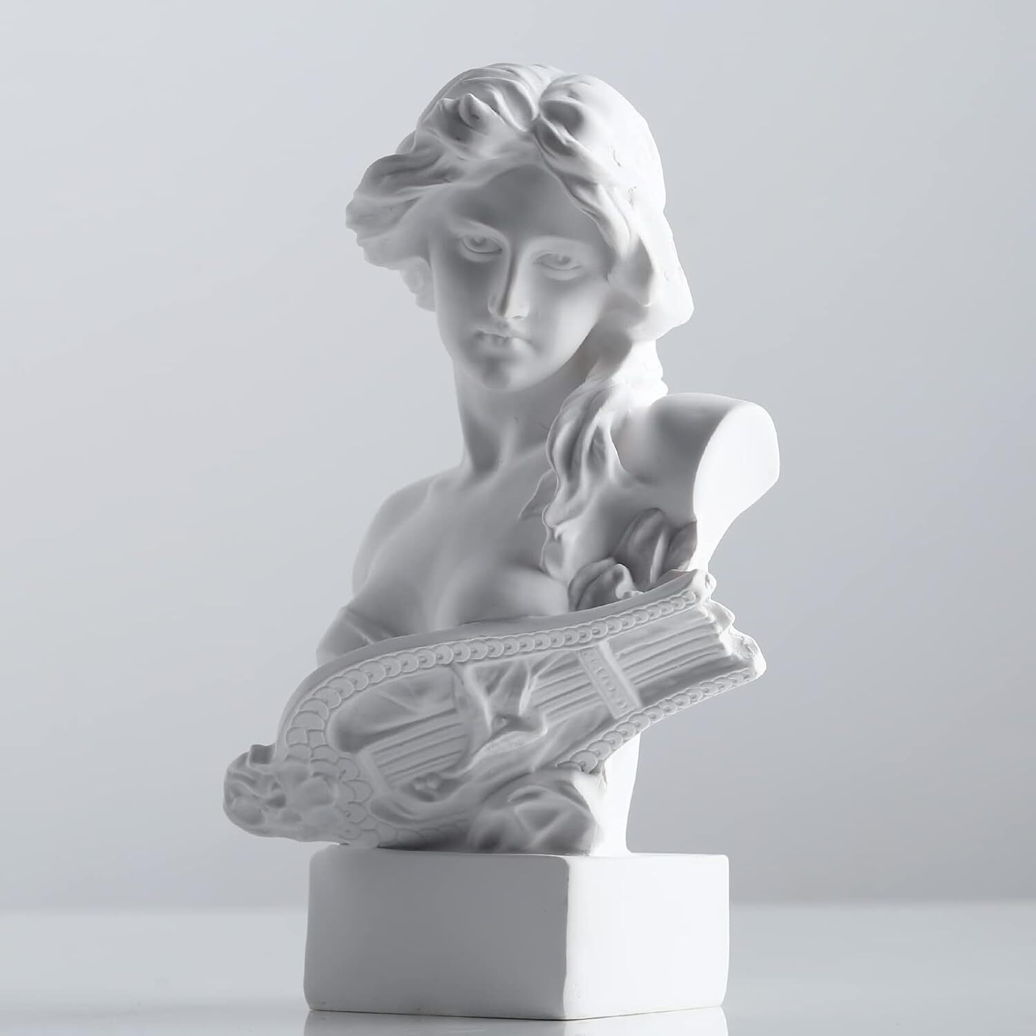 XMGZQ Mini Bust Statue,Small Aphrodite Statue Decor,Roman White XMGZQ Mini Bust Statue,Small Aphrodite Statue Decor,Roman White