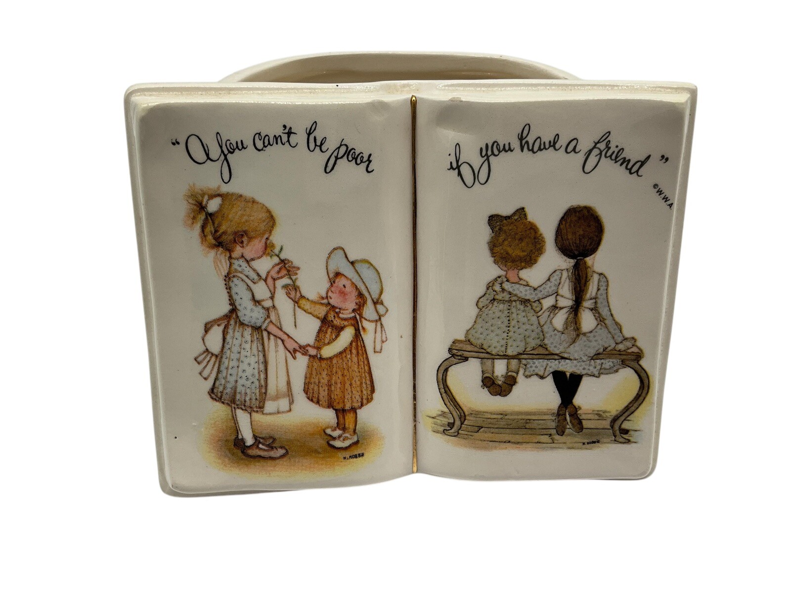 Holly Hobby Small Ceramic Vintage Planter Made in Japan MCM Collectible Holly Hobby Small Ceramic Vintage Planter Made in Japan MCM Collectible