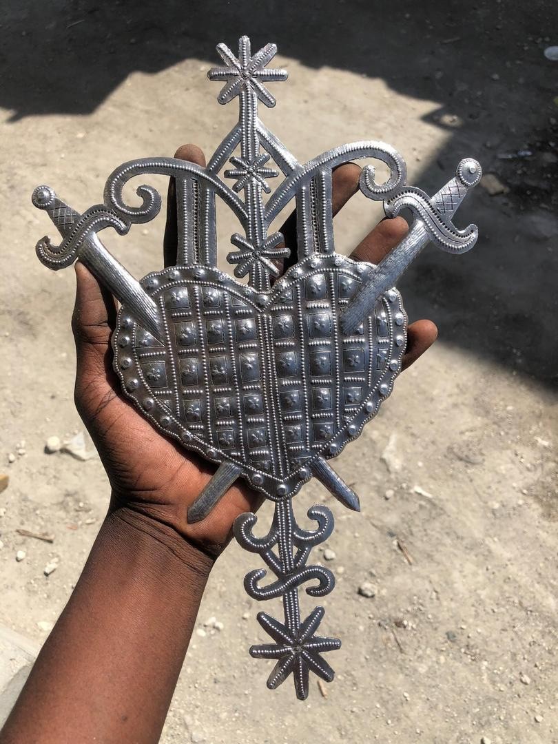 Erzulie Dantor Veve Heart 11.5