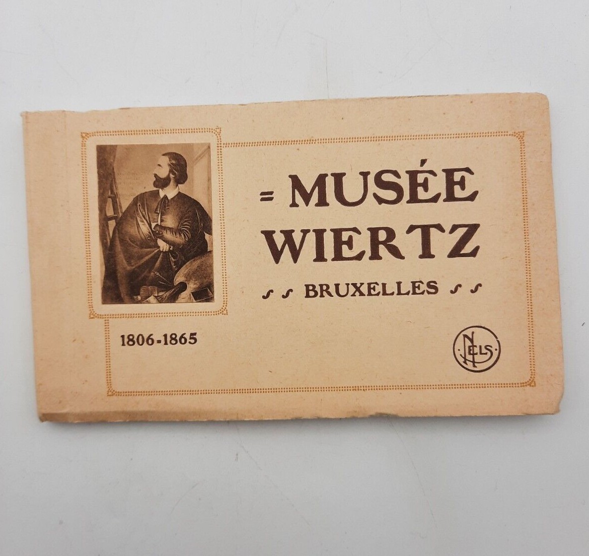 Musee Wiertz Brussels 1806-1865 Postcard Book. 19 Cards, Antoine Wiertz Museum