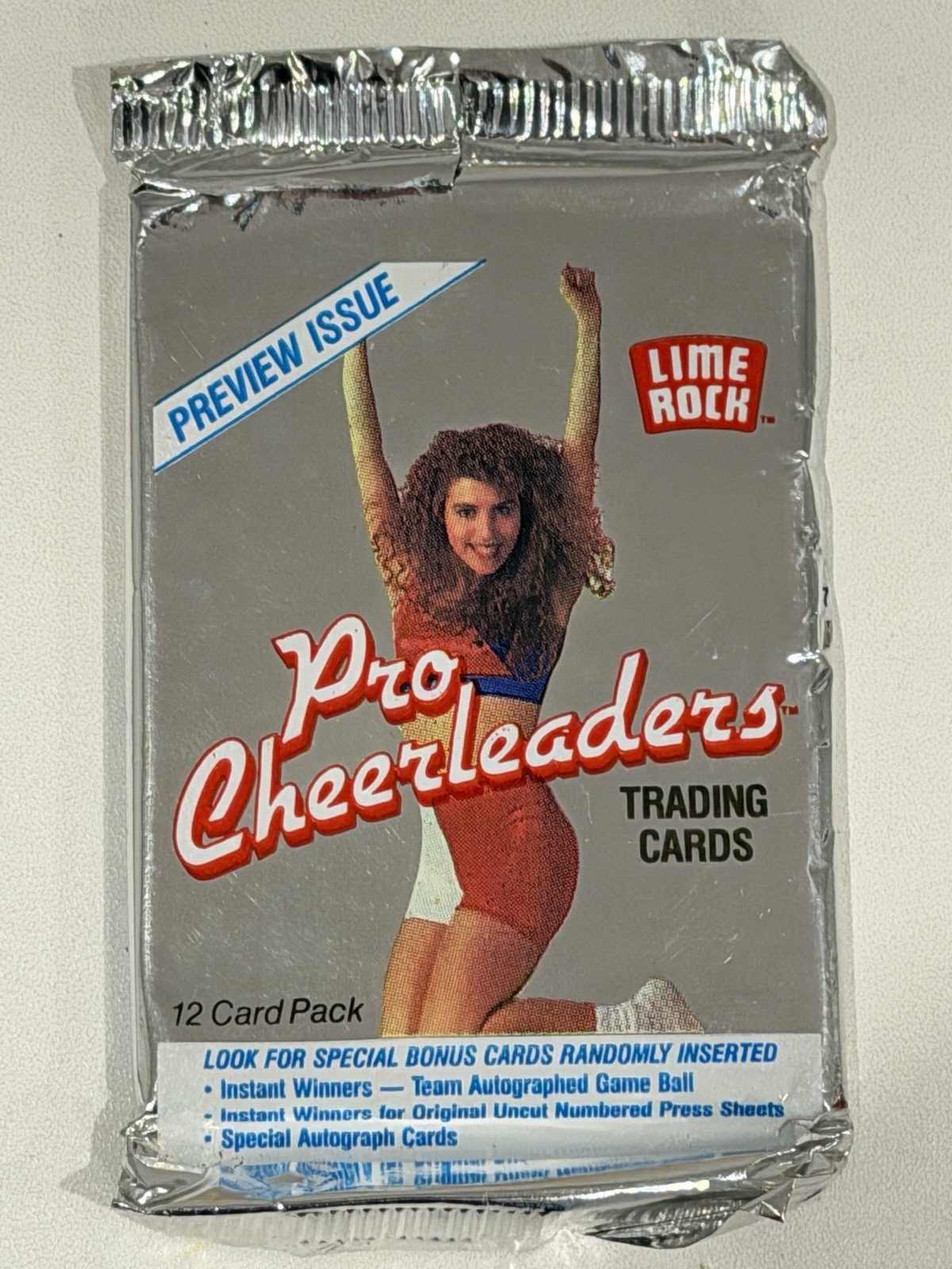1991 NBA Lime Rock Pro Cheerleaders Trading Cards Preview Issue Sealed Pack