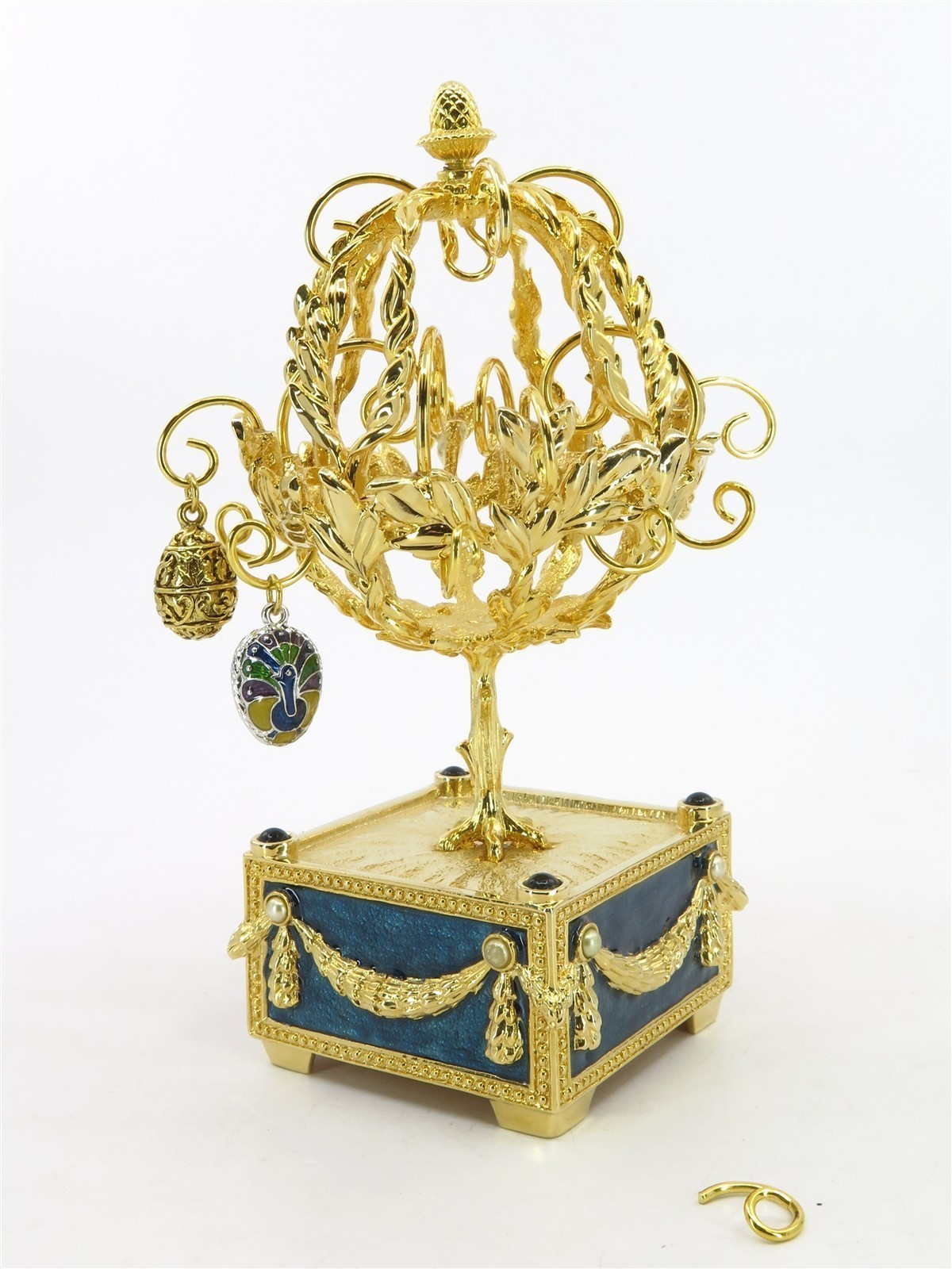 Joan Rivers Faberge Egg Collection Jewelry Charm Topiary Tree with 2 charms Joan Rivers Faberge Egg Collection Jewelry Charm Topiary Tree with 2 charms