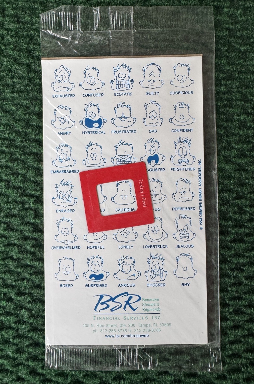 Jim Borgman Emotions Today I Feel Fride Magnet 1994 Creative Therapy Associates 