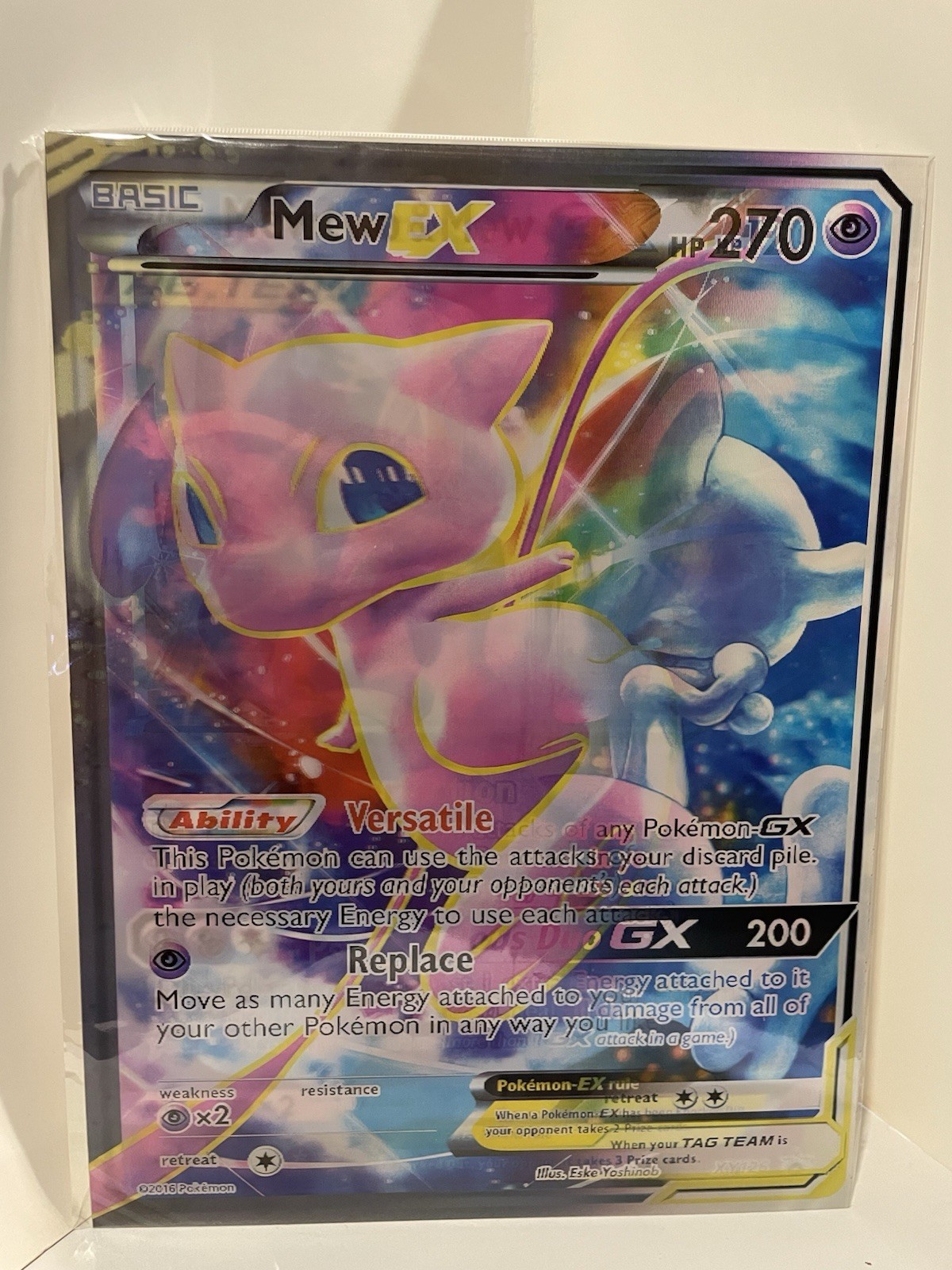 Mew & Mewtwo GX / EX Pokemon 3D Holographic Lenticular Poster Mew & Mewtwo GX / EX Pokemon 3D Holographic Lenticular Poster