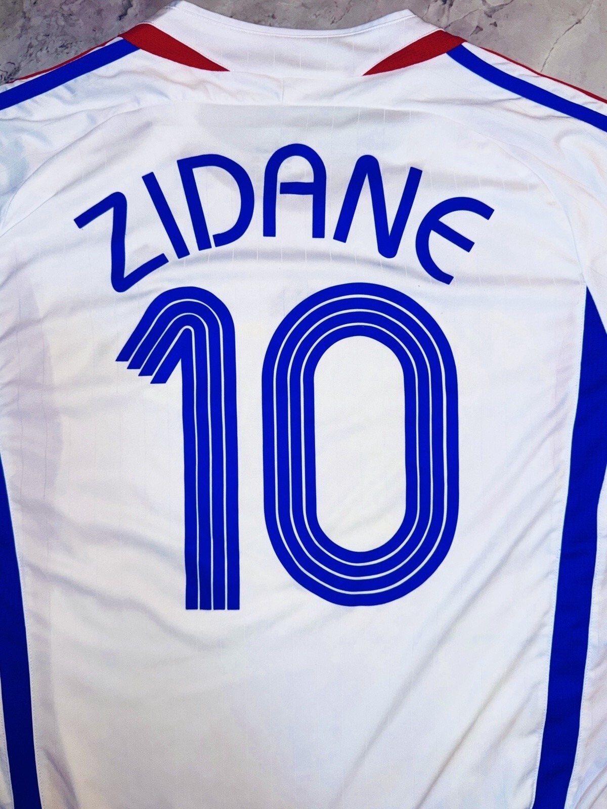 Adidas France 2006 World Cup Final Zidane #10 Jersey XL Adidas France 2006 World Cup Final Zidane #10 Jersey XL