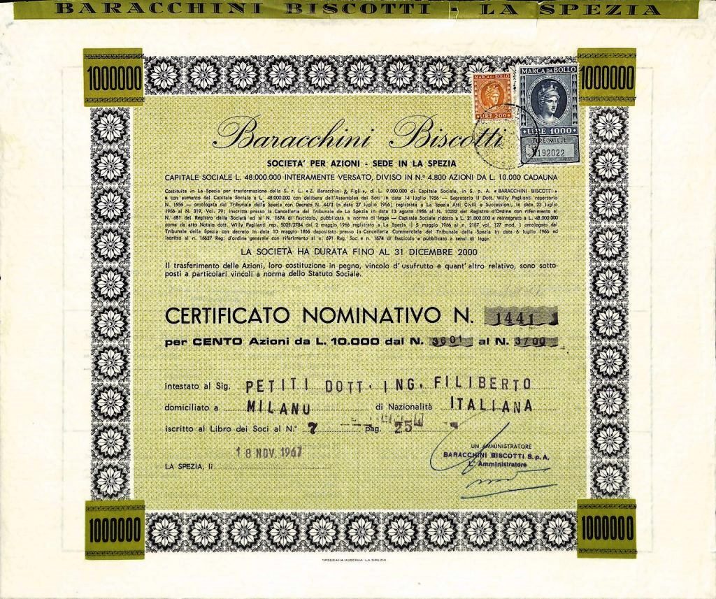 LA SPEZIA * BISCUIT BARRACKS * RENOWNED FACTORY AUTOGRAPH SIGNATURES