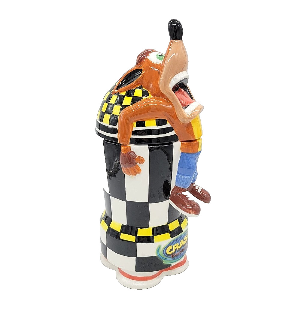 EXTREMELY RARE Crash Bandicoot Cookie Jar Excellent