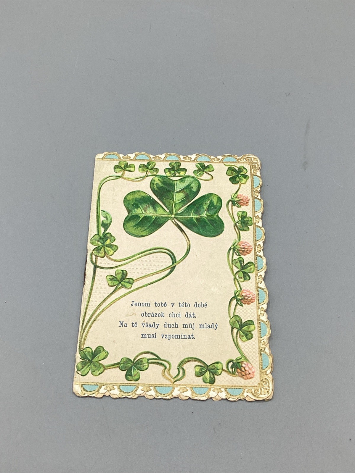 Early 1900’s Shamrock Themed Czech Religious Booklet *RARE*
