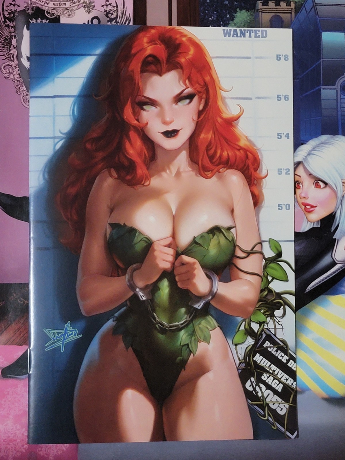 Artist Alley Comics Poison Ivy Pinup Poster Police Dept 🏜🐢🏜