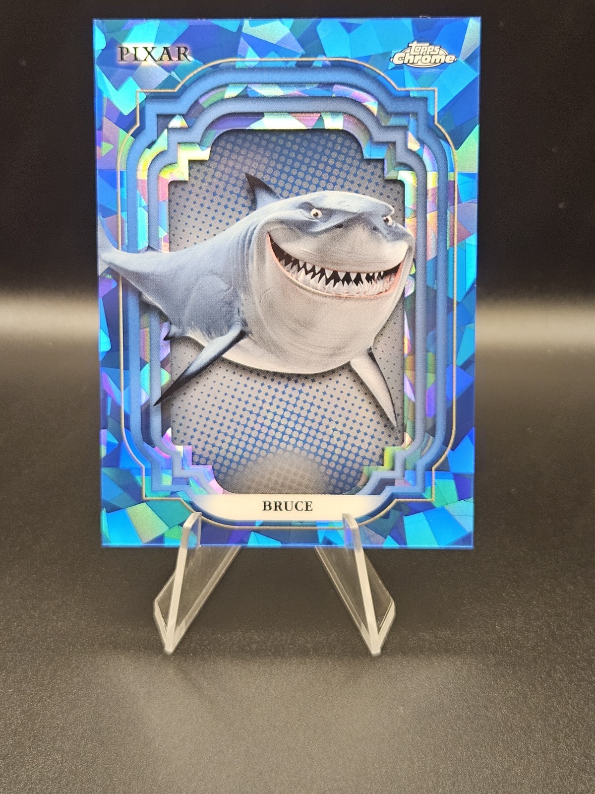 2024 Topps Chrome Disney Sapphire - Bruce #111 - Finding Nemo 2024 Topps Chrome Disney Sapphire - Bruce #111 - Finding Nemo