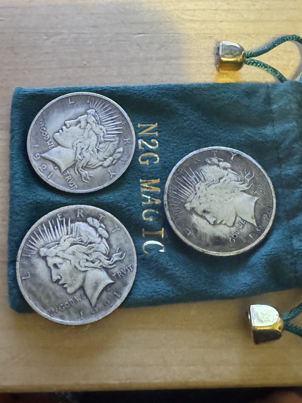 Peace dollar STC N2G Magic trick