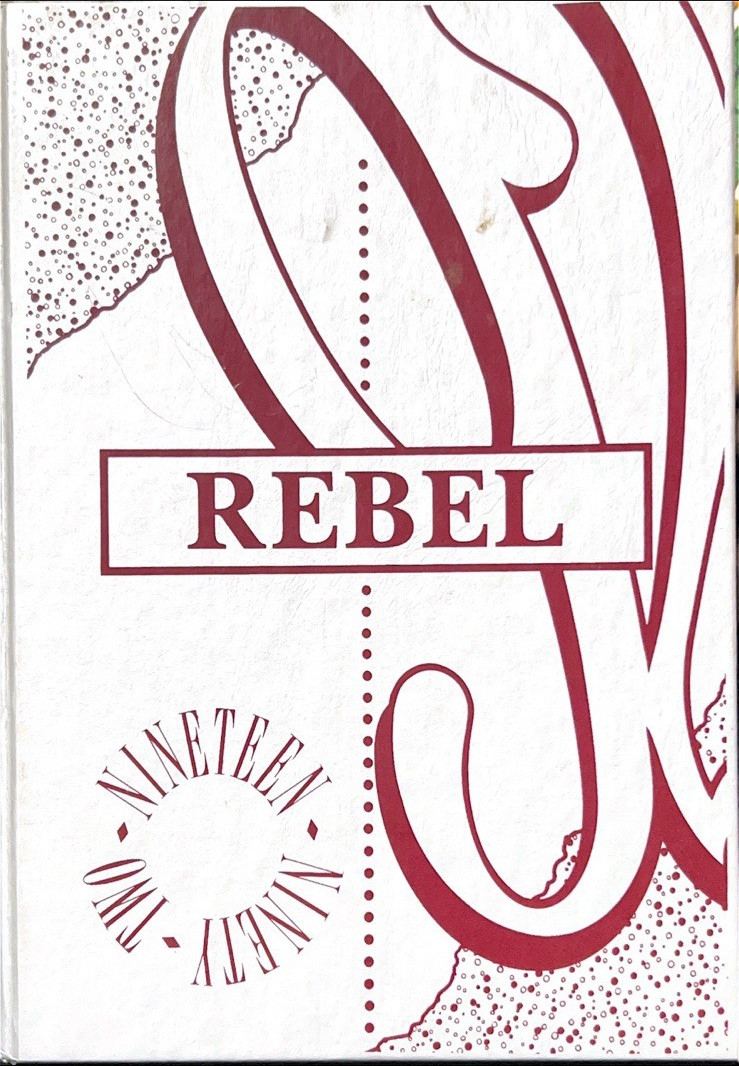 Thorsby High School Rebel Yearbook 1992 Alabama