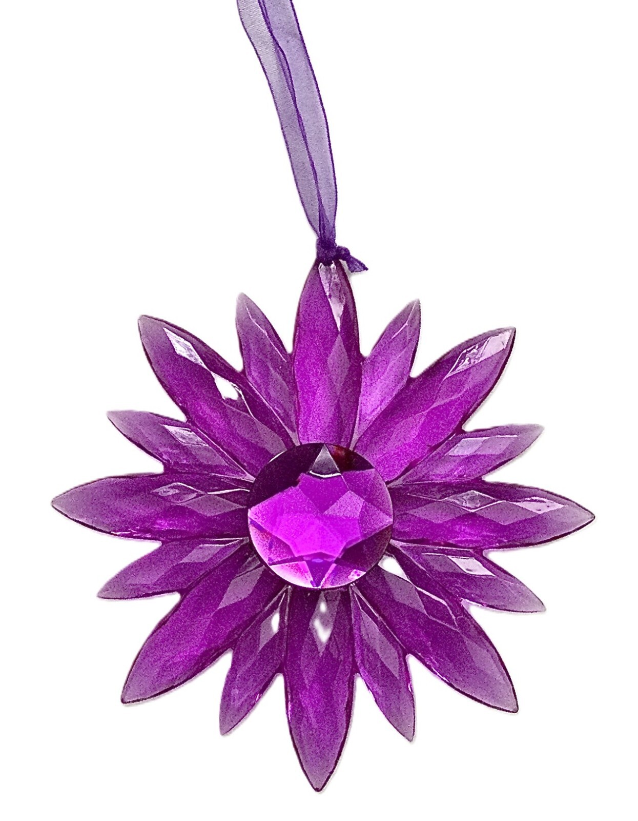 Ganz Crystal Expressions Acrylic Daisy Floral Suncatcher / Ornament - 5