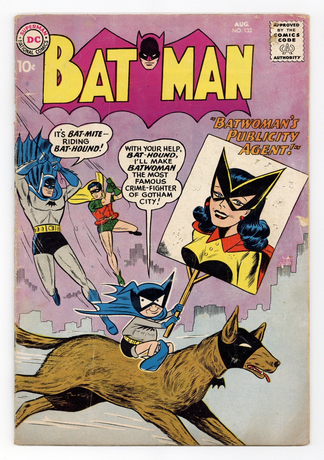Batman #133 GD/VG 3.0 1960 1st app Bat-Mite in Batman
