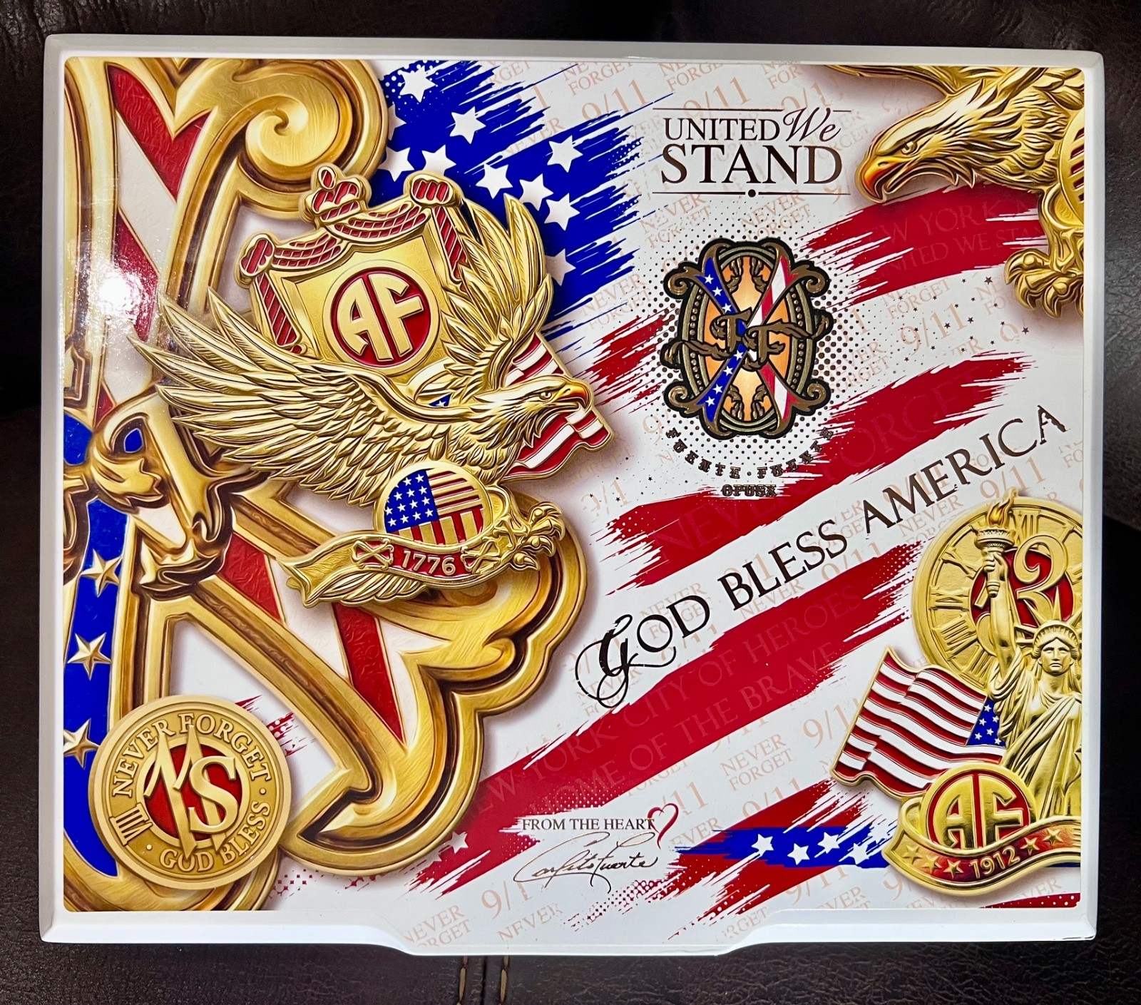 ARTURO FUENTE Opus X ReXilient Rare Collectable Empty Cigar Box 9.11 🇺🇸