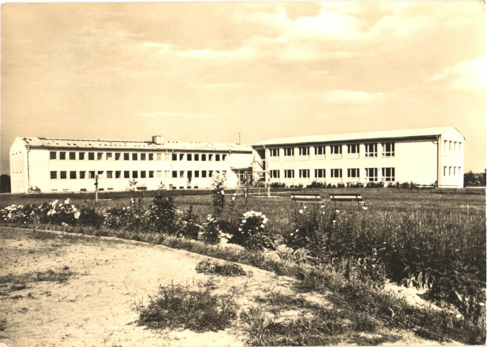 Franzburg Germany Sonderschule Special School RPPC Postcard East Germany GDR
