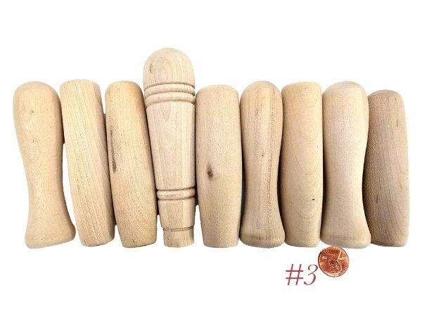various wood wooden CHISEL TOOL HANDLES parts unfinished carpenter woodworking