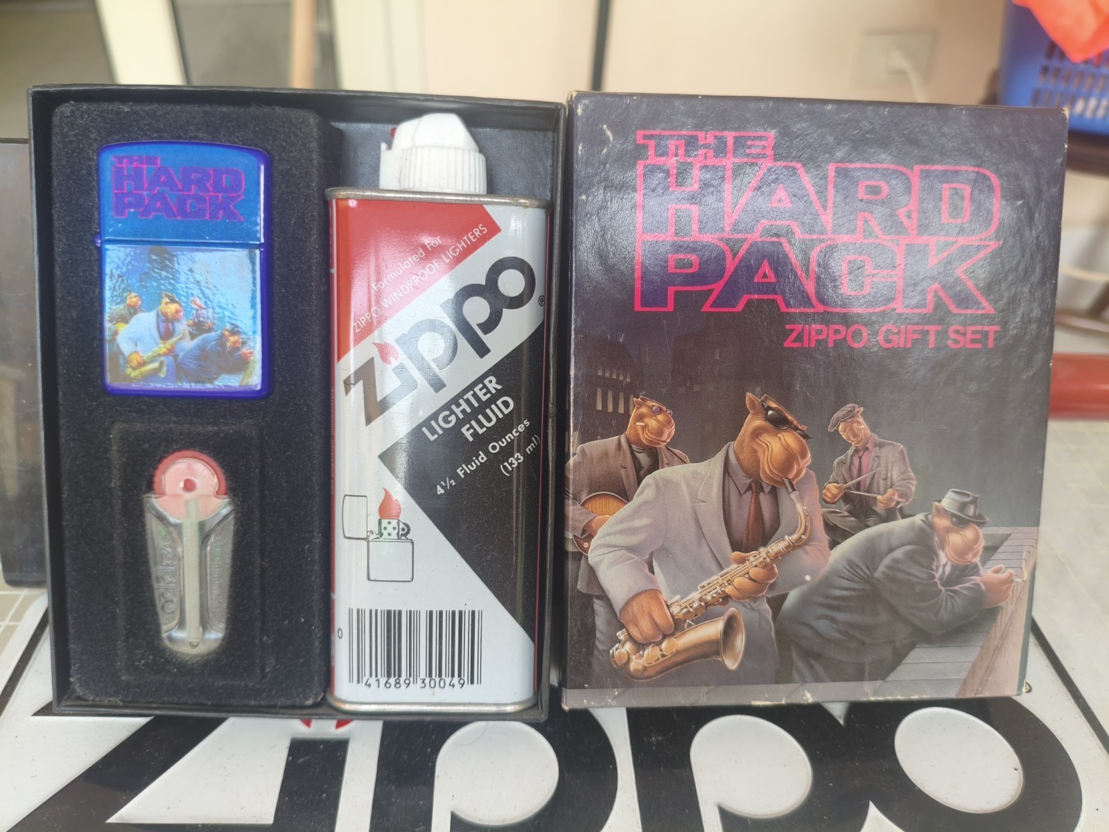 The Hard Pack Zippo Camel GIFt Set 1997 New Oroginal D Face