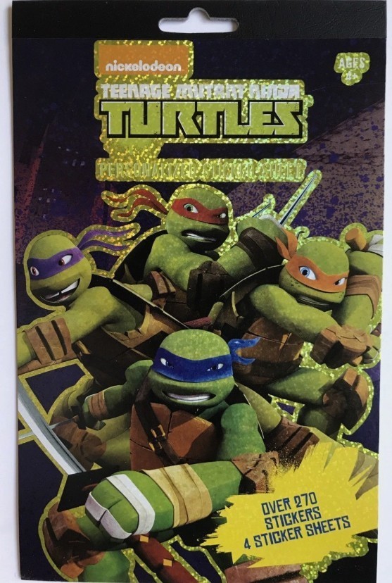 Nickelodeon TMNT Sticker Book 270+ Stickers Teenage Mutant Ninja Turtles New