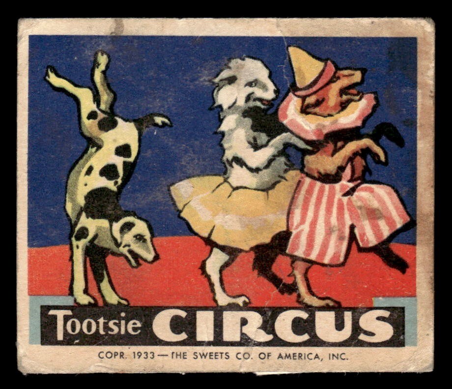 1933 R152 Tootsie Circus #14 The Dog Act PR