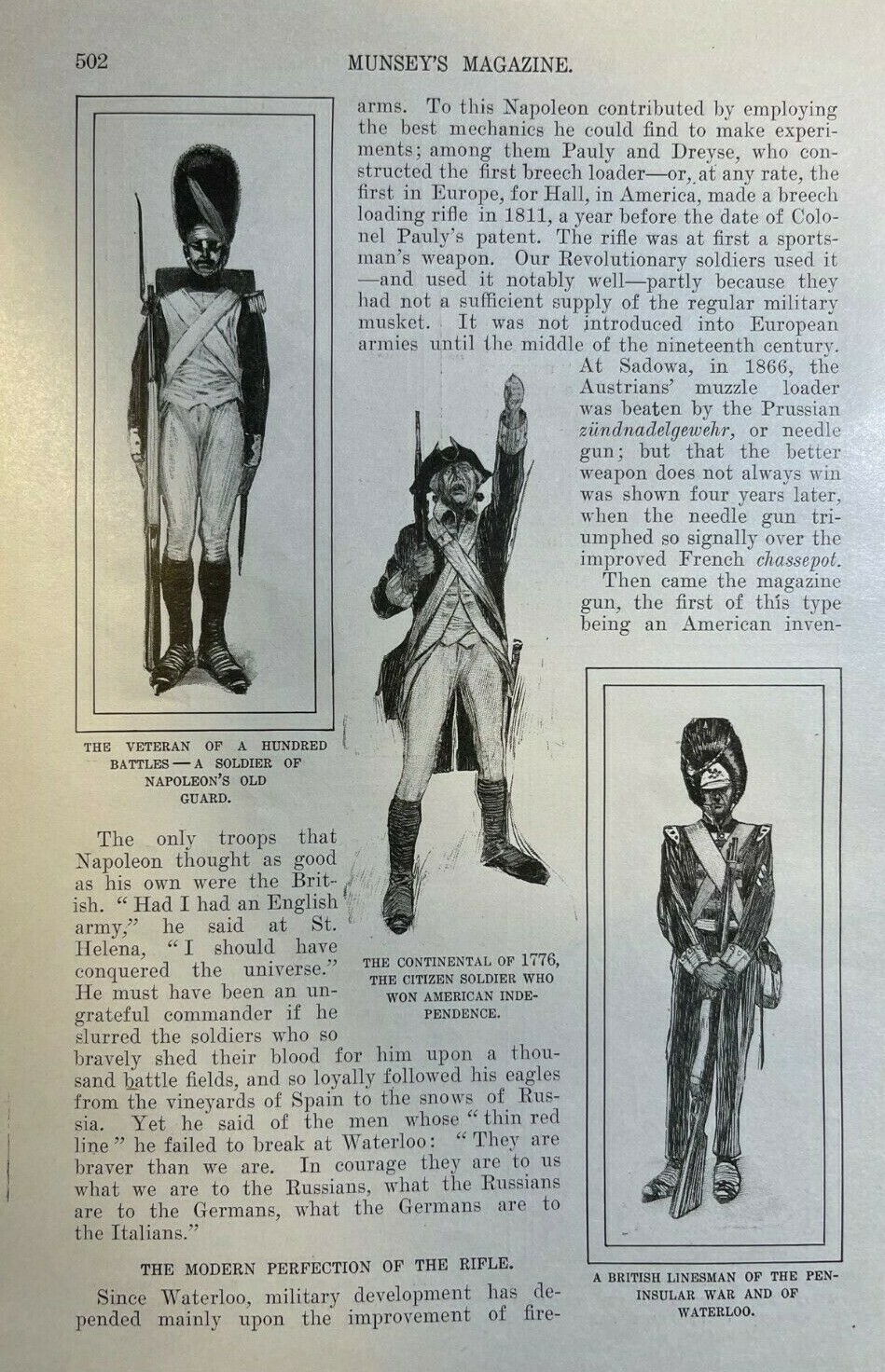 1901 Army Military Development of the Soldier illustrated