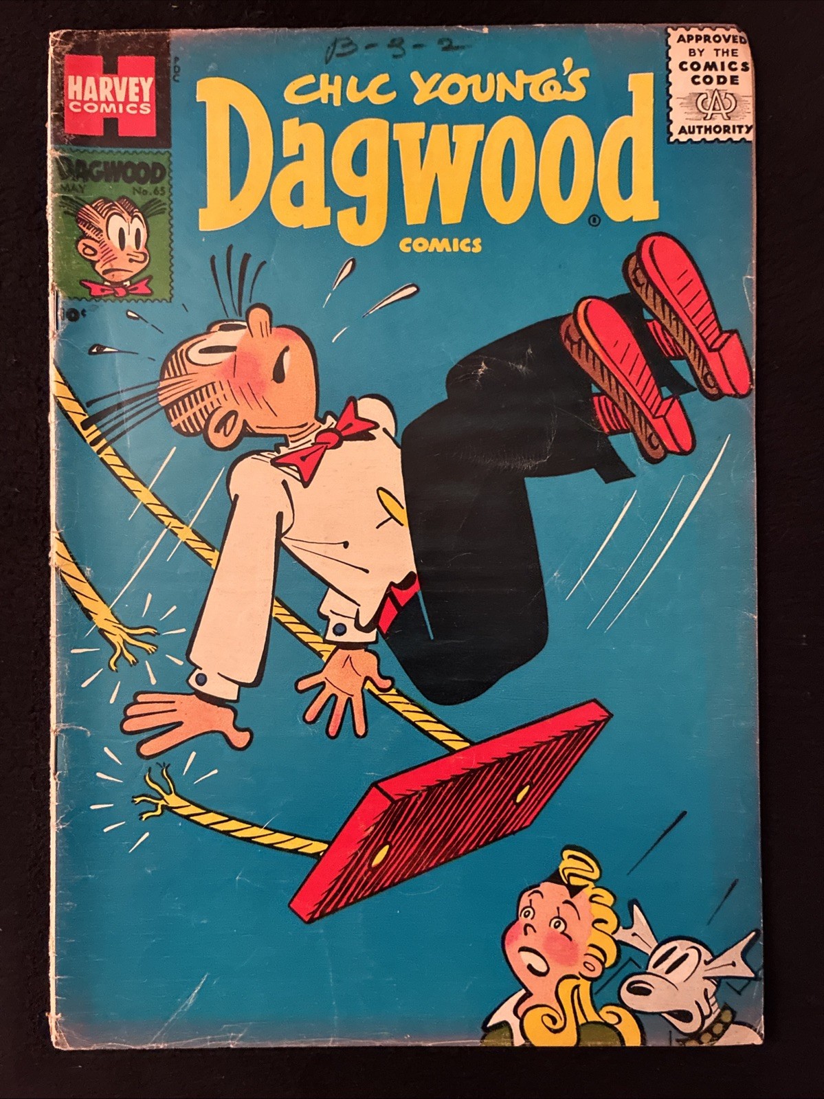 CHIC YOUNG’S DAGWOOD COMICS 65 4.0 HARVEY 1956 3 TORN PAGES DG CHIC YOUNG’S DAGWOOD COMICS 65 4.0 HARVEY 1956 3 TORN PAGES DG