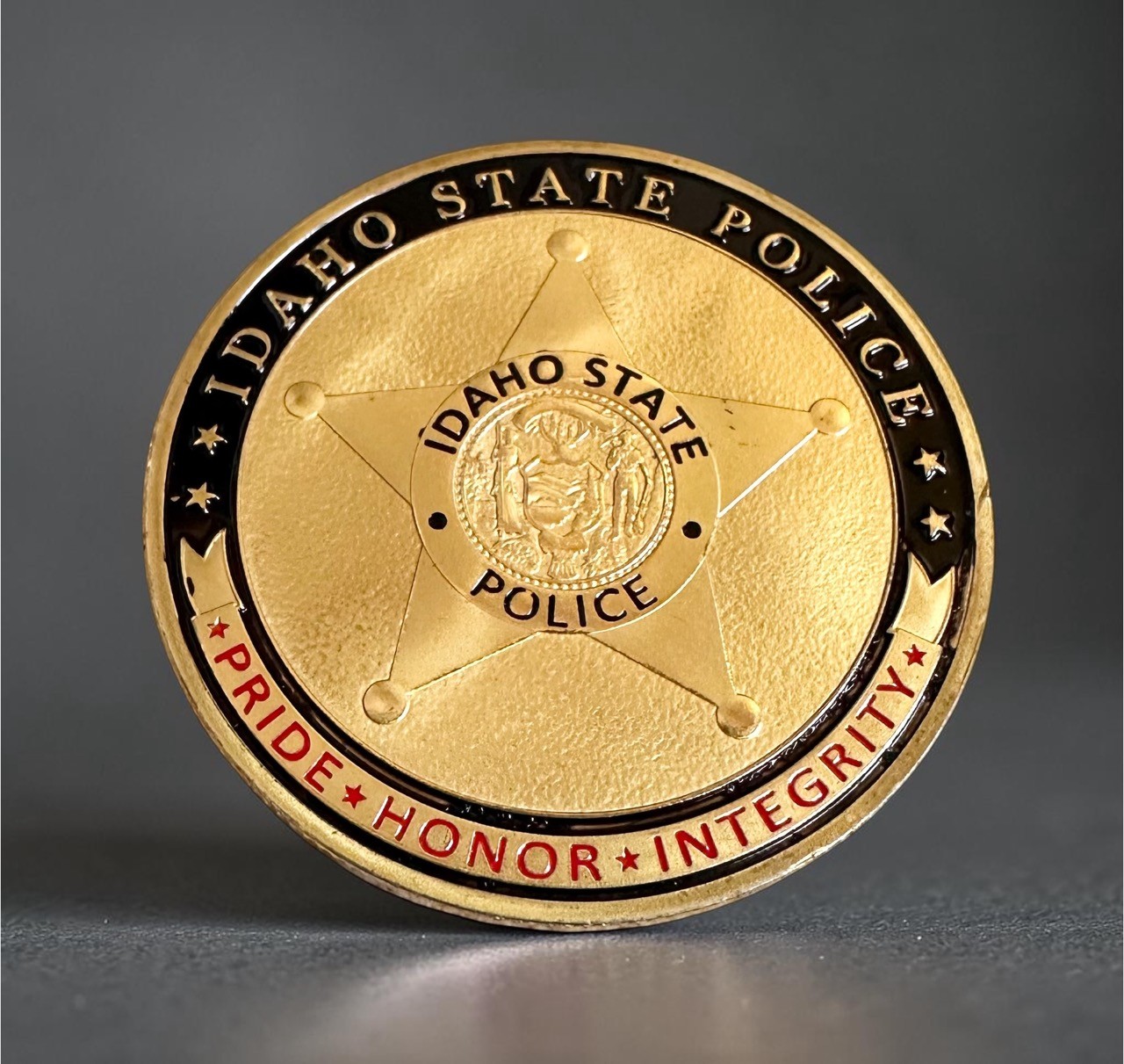 IDAHO STATE POLICE Challenge Coin ·IN STOCK· ·FAST SHIPPING· ·NEW·