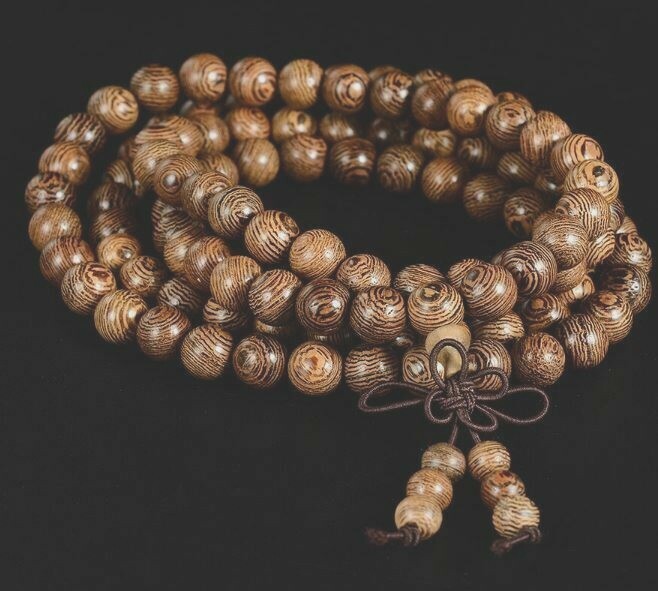 8mm*108 Mala Prayer Beads Natural wood Buddhist Bracelet Necklace (US Sold) 8mm*108 Mala Prayer Beads Natural wood Buddhist Bracelet Necklace (US Sold)