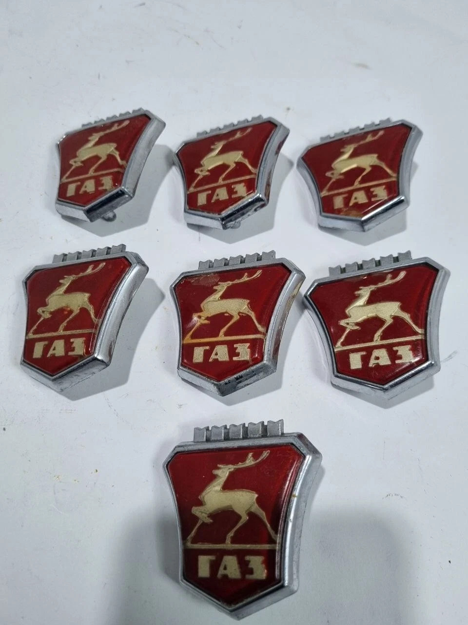 GAZ-2410 VOLGA Vintage USSR GAZ RARE Emblem Car Original 1955s. 1pc