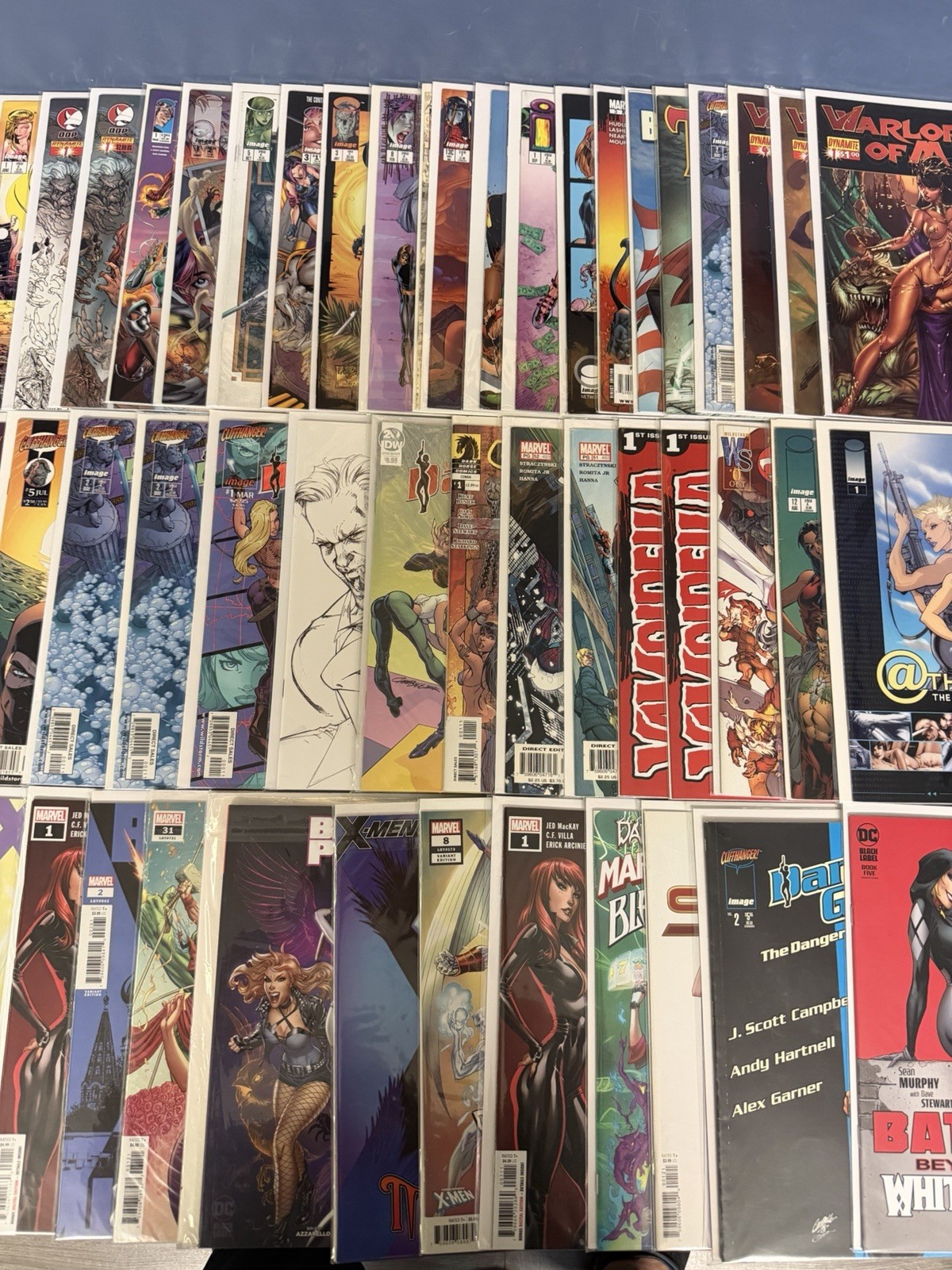 J Scott Campbell Cover HUGE Lot of 49 Comics Danger Girl Black Cat VF/NM *R16