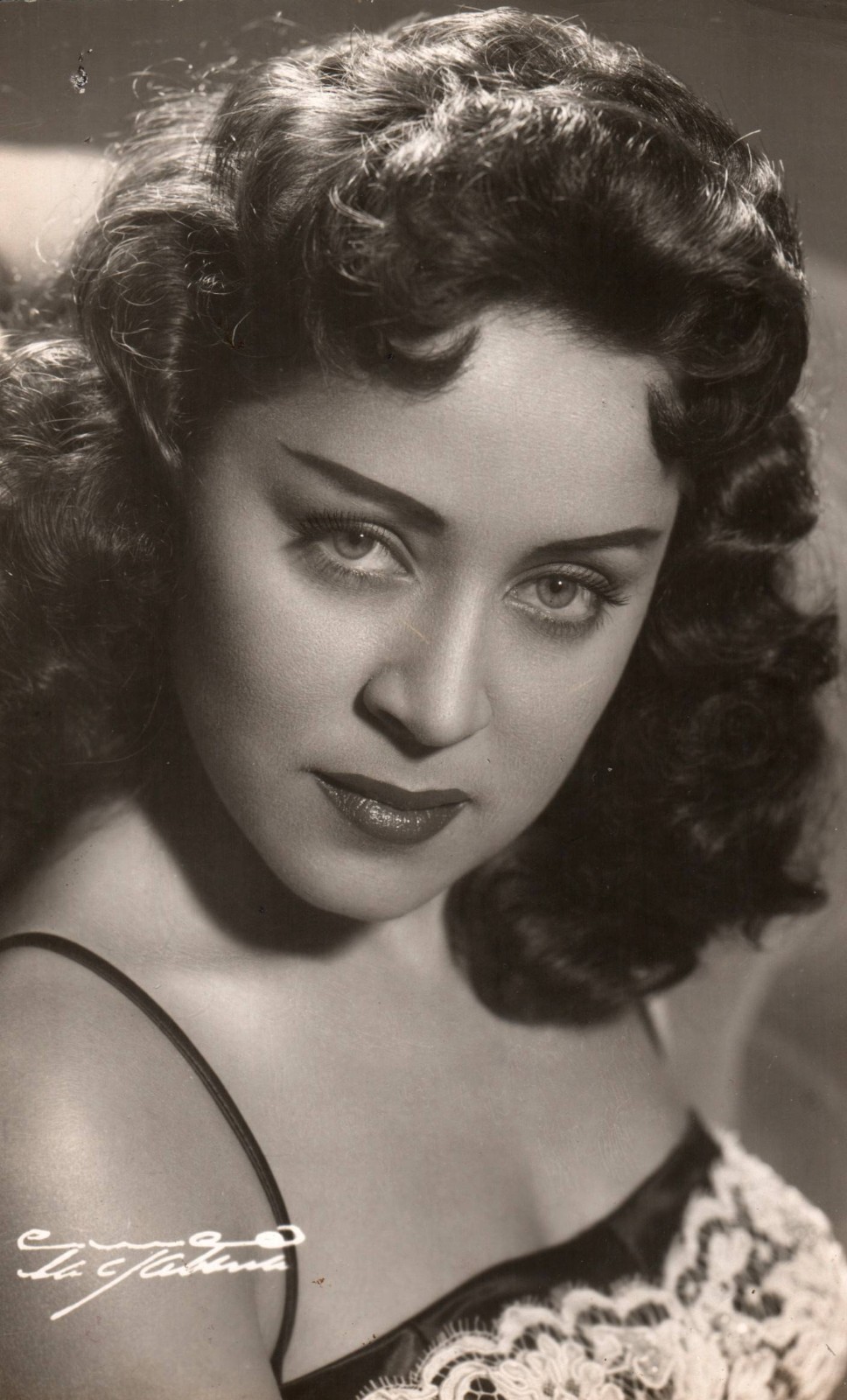 CUBA CUBAN SINGER MARIA LUISA CHORENS ARMAND PORTRAIT 1950s ORIG PHOTO MA25