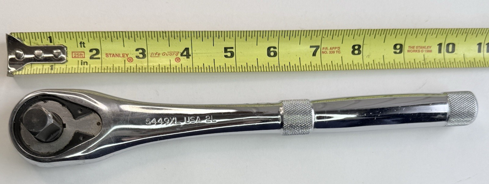 Proto J5449XL USA 2L Pear Head Ratchet 1/2\ Proto J5449XL USA 2L Pear Head Ratchet 1/2\