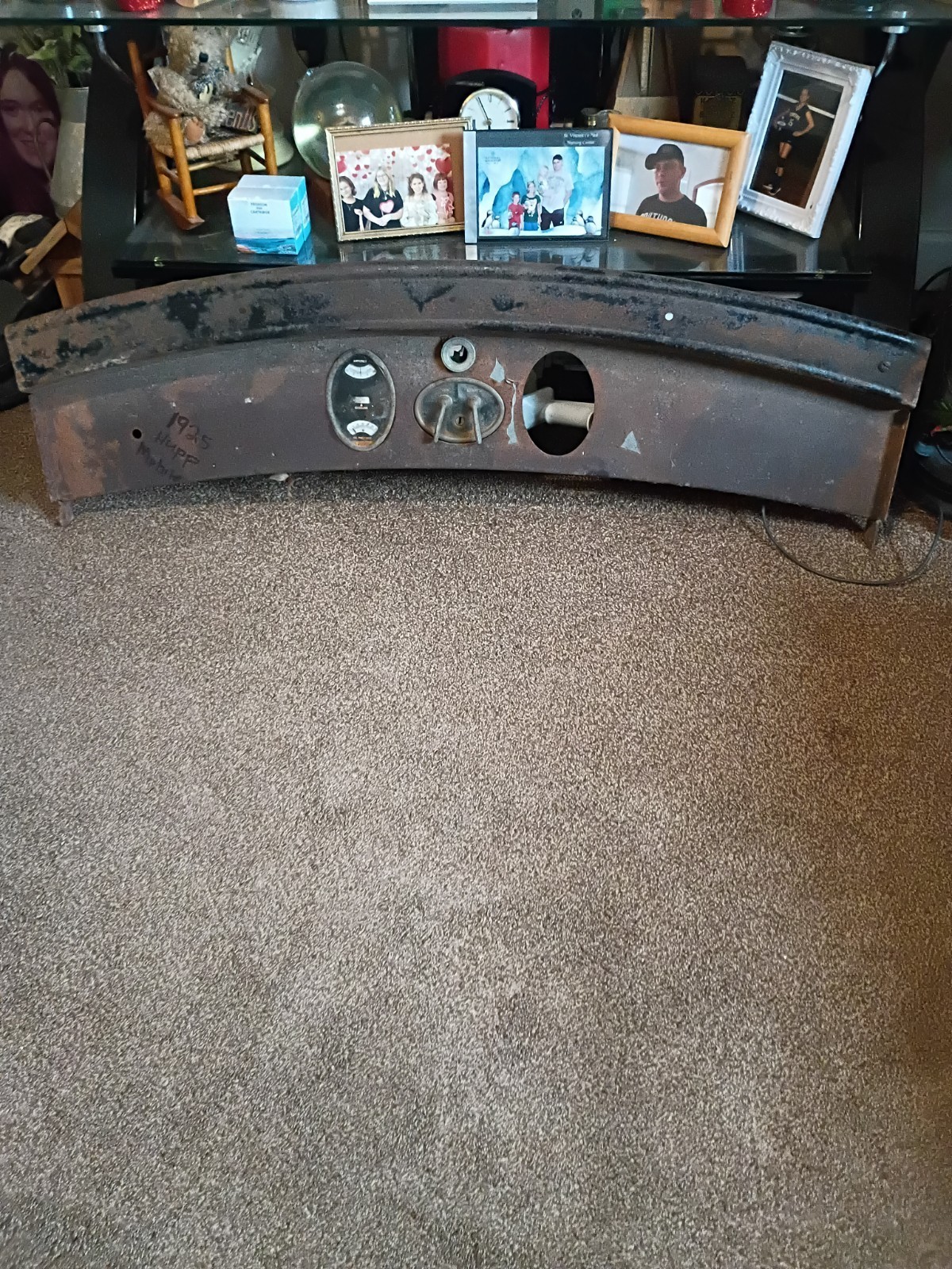 Hupmobile Dash With Instruments Gauges 1920s Automotive Parts Gas Oil Rare
